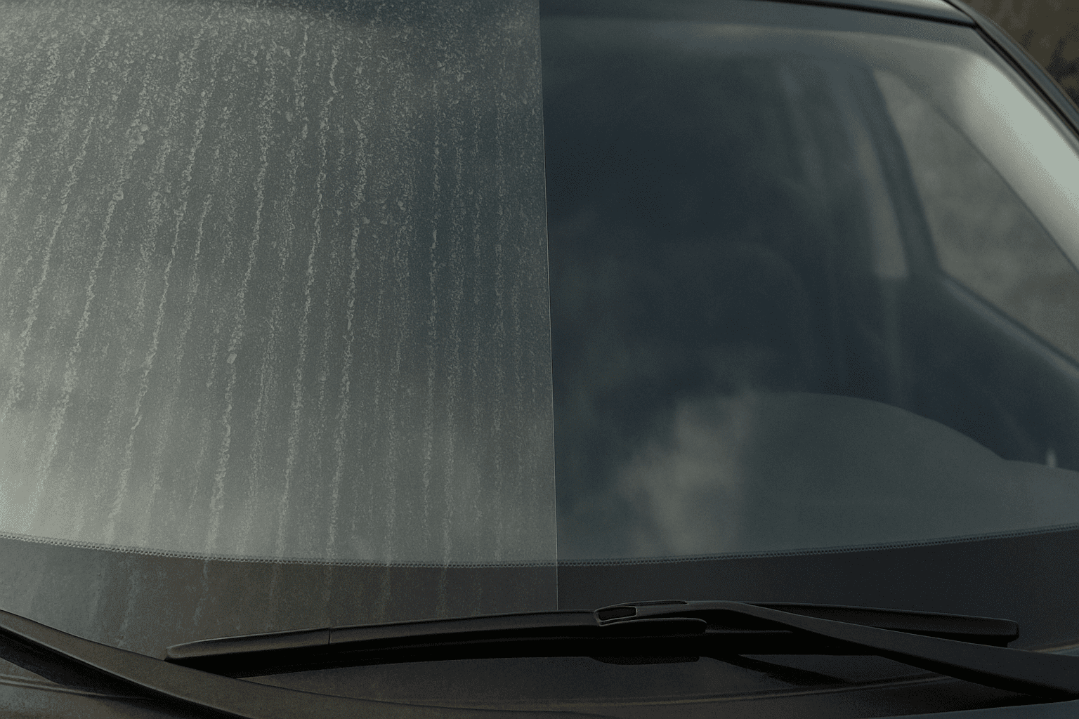 pulido de cristales de vehículo